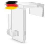 Raumhero Gancio per finestra 100% Made in Germany - da appendere (26 pezzi) - Ganci per finestre, decorazioni per finestre, catena luminosa, stella di Natale - Gancio trasparente (campo di serraggio