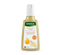 RAUSCH Shampoo nutriente con olio d'uovo 200 ml - pulizia nutriente per capelli secchi - senza siliconi prodotto in Svizzera con tuorlo di pollo biologico fresco e estratto di germe di grano