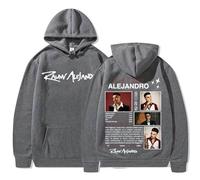 Rauw Alejandro Felpe con Cappuccio Street Style Versatili per Tutti I Giorni Moda Quattro Stagioni Leggere E Traspiranti (3 M)