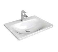 Ravak Balance lavabo 60x46.5 cm rettangolare da mobile bianco XJX01260000