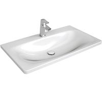 Ravak Balance lavabo 80x46.5 cm rettangolare da mobile bianco XJX01280000