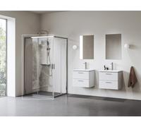 Ravak Blix II porta doccia 110 cm scorrevole alluminio lucida/vetro trasparente 1XMD0C00Z1