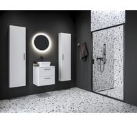Ravak Blix II porta doccia 110 cm scorrevole nero opaca/vetro trasparente 0PMD0300Z1