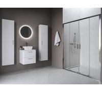 Ravak Blix II porta doccia 140 cm scorrevole alluminio lucida/vetro trasparente 0YMM0C00Z1
