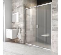 Ravak Blix porta doccia 200 cm scorrevole alluminio lucida/vetro trasparente 0YVK0C00Z1