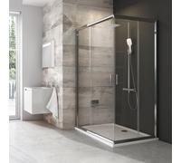 Ravak Blix porta doccia 80 cm scorrevole alluminio lucida/vetro trasparente 1XV40C00Z1