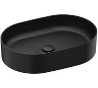 Ravak Ceramic lavabo 55x37 cm ovale da appoggio nero XJX0D155000