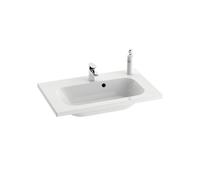 Ravak Chrome lavabo 80x49 cm rettangolare da mobile bianco XJG01180000