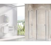 Ravak Chrome parete doccia 90 cm alluminio lucida/vetro trasparente 9QV70C00Z1