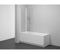 Ravak Chrome parete vasca 100 cm 2 ante bianco opaca/vetro trasparente 7QLA0E00Z1