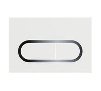 Ravak Chrome placca di comando per WC bianco X01455
