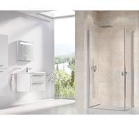 Ravak Chrome porta doccia 100 cm a battente alluminio lucida/vetro trasparente 1QVA0C01Z1