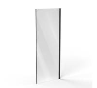 Ravak Cool! parete doccia 80 cm nero opaca/vetro trasparente X9VV40300Z1