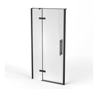 Ravak Cool! porta doccia 110 cm a battente nero opaca/vetro trasparente X0VVDC300Z1