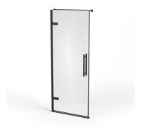 Ravak Cool! porta doccia 90 cm a battente nero opaca/vetro trasparente X0VV70300Z1