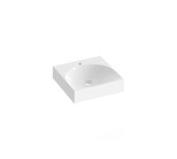 Ravak Lite lavabo 45x45 cm quadrata a parete bianco XJX01245002