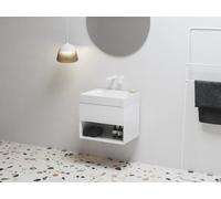 Ravak Lite lavabo 60x45 cm rettangolare da mobile bianco XJX01360000