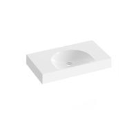 Ravak Lite lavabo 80x45 cm rettangolare da mobile bianco XJX01380000