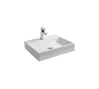 Ravak Natural lavabo 50x45 cm rettangolare da mobile bianco lucida XJO01250000