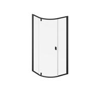 Ravak Nexty box doccia 80x80 cm semicircolare nero opaca/vetro trasparente 3O644300Z1
