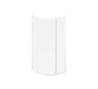 Ravak Nexty box doccia 90x90 cm semicircolare bianco opaca/vetro trasparente 3O677E01Z1