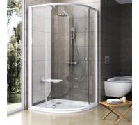 Ravak Pivot box doccia 80x80 cm semicircolare cromo lucida/vetro trasparente 37644100Z1