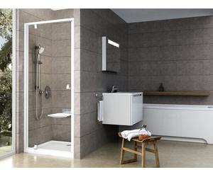 Ravak Pivot porta doccia 80 cm a battente cromo lucida/vetro trasparente 03G40100Z1