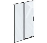 Ravak Roll porta doccia 100 cm scorrevole nero opaca/vetro trasparente X08VA0300Z1