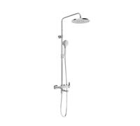 Ravak set doccia a parete con soffione cromo X07P642