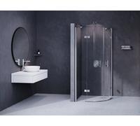 Ravak SmartLine box doccia 80x80 cm semicircolare cromo lucida/vetro trasparente 3S244A00Y1
