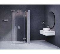 Ravak SmartLine parete doccia 80 cm cromo lucida/vetro trasparente 9SP40A00Z1