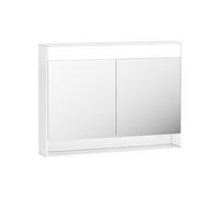 Ravak Step armadietto 100x15x74 cm con specchio bianco X000001421