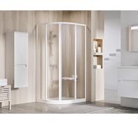 Ravak Supernova box doccia 90x90 cm semicircolare bianco lucida/ 3117O102ZG