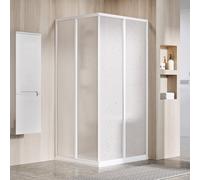 Ravak Supernova porta doccia 75 cm scorrevole bianco lucida/polistirene 14V301O211