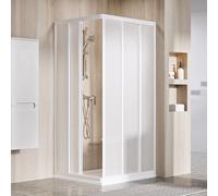Ravak Supernova porta doccia 75 cm scorrevole bianco lucida/polistirene 15V301R211