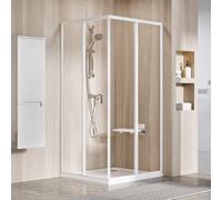 Ravak Supernova porta doccia 75 cm scorrevole bianco lucida/vetro trasparente 14V301O2Z1