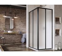 Ravak Supernova porta doccia 75 cm scorrevole nero opaca/ 14V303O2ZG