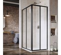 Ravak Supernova porta doccia 75 cm scorrevole nero opaca/vetro trasparente 14V303O2Z1