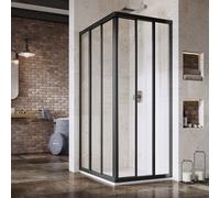 Ravak Supernova porta doccia 75 cm scorrevole nero opaca/vetro trasparente 15V303R2Z1