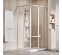 Ravak Supernova porta doccia 75 cm scorrevole satinato opaca/vetro trasparente 14V30UO2Z1