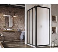 Ravak Supernova porta doccia 80 cm scorrevole nero opaca/ 00V403R2ZG