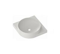 Ravak Yard lavabo 45x45 cm semicircolare a parete opaca XJX0O245000