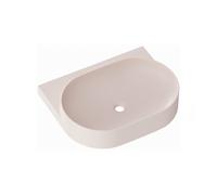 Ravak Yard lavabo 60.5x50 cm semicircolare a parete opaca XJX0G260000