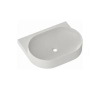 Ravak Yard lavabo 60.5x50 cm semicircolare a parete opaca XJX0O260000