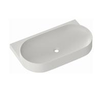 Ravak Yard lavabo 80.5x50 cm semicircolare a parete opaca XJX0O080000