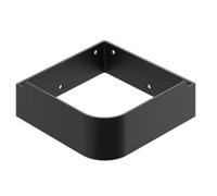 Ravak Yard staffa per lavabo 22.1x22.1 cm quadrata nero opaca X01779