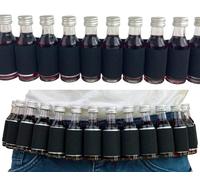 Ravary® | Supporto per cintura per liquore | L | Cintura per cartucce | 20 slot | per aria di Berlino | feste, addio al celibato, regalo per feste