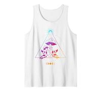 Rave Bass Techno Outfits EDM Deep House Dubstep Festival Canotta, Uomo, Bianco, XXL