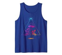 Rave Bass Techno Outfits EDM Deep House Dubstep Festival Canotta, Uomo, Blu Reale, XL