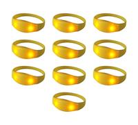 Rave Flushing, 10 braccialetti per la voce di compleanno e braccialetti per feste con LED